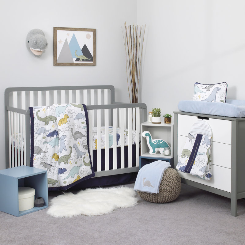 Gray baby crib sets online